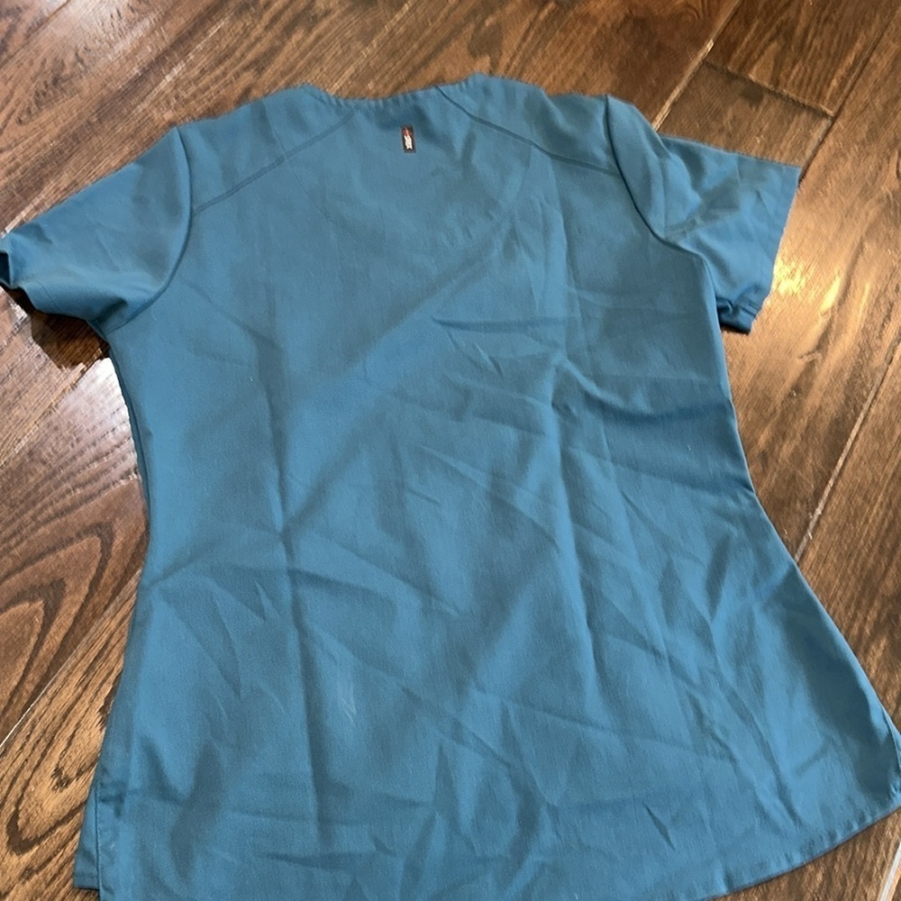 Grey's Anatomy scrub top size small with spandex stretch and pockets - Picture 5 of 5